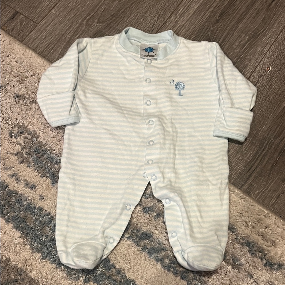 Boutique South Carolina palm and moon newborn to 3 months
